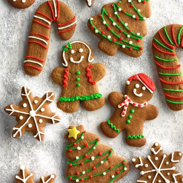 Gingerbread Inspired Cut Out Sugar Cookies
