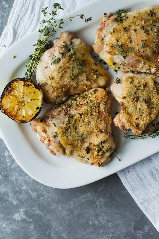 Gluten Free Baked Lemon Garlic Chicken
