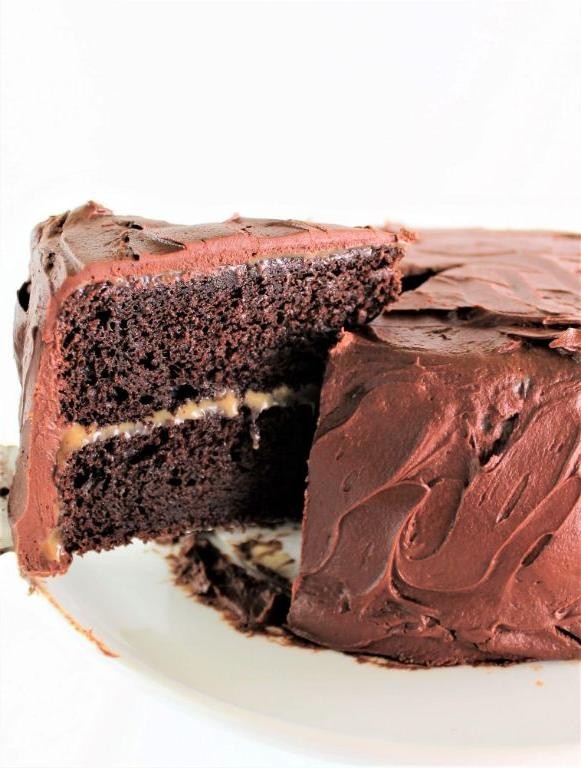 Gluten Free Chocolate Salted Caramel Cake