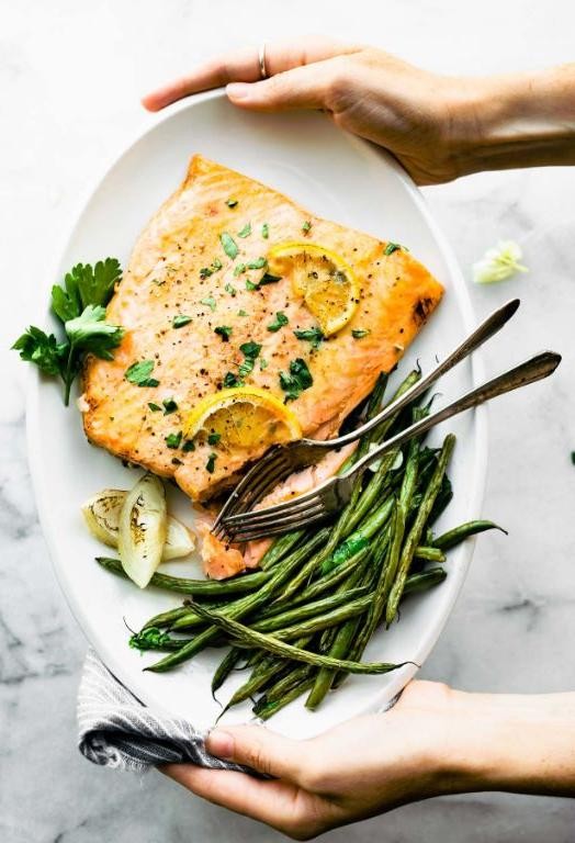 Gluten Free Maple Dijon Salmon