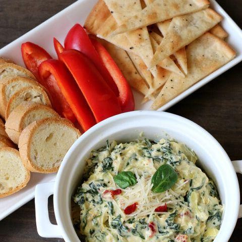 Gluten Free Spinach and Artichoke Dip