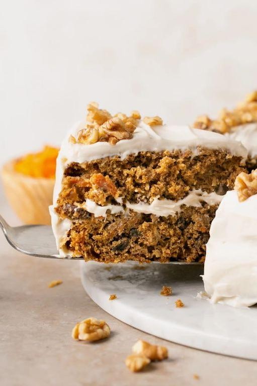 Gluten-Free Carrot Cake with Walnuts