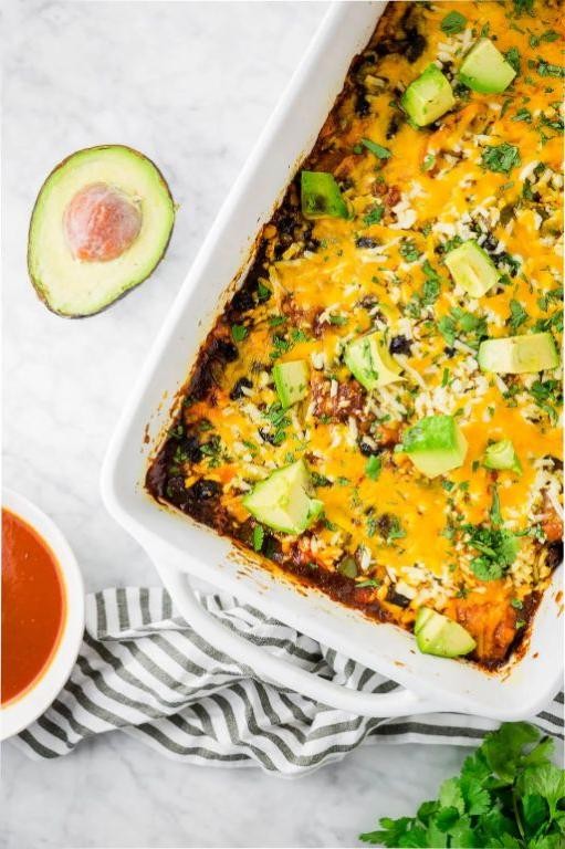 Gluten-Free Chicken Enchilada Casserole