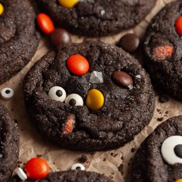 Gluten-Free Reese Pieces Cookies