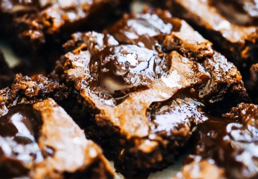 Gluten-Free Salted Caramel Brownies