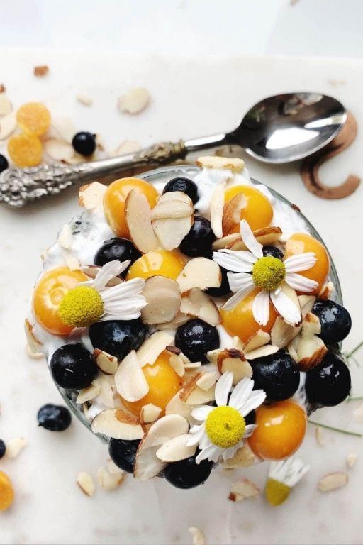 Golden Berry Yogurt Parfait
