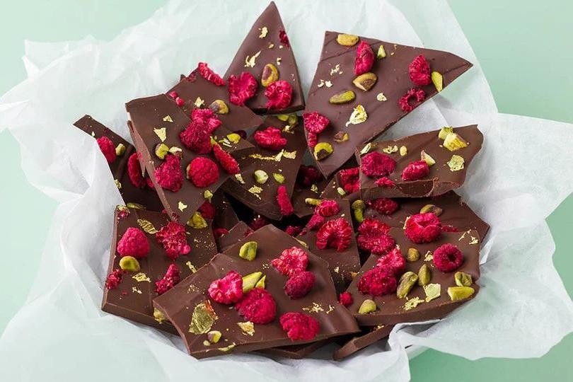 Golden Berry and Dark Chocolate Bark