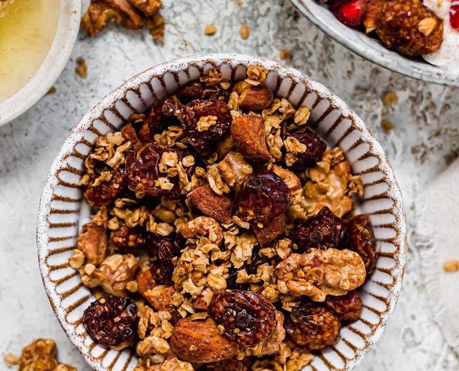Golden Berry and Walnut Granola