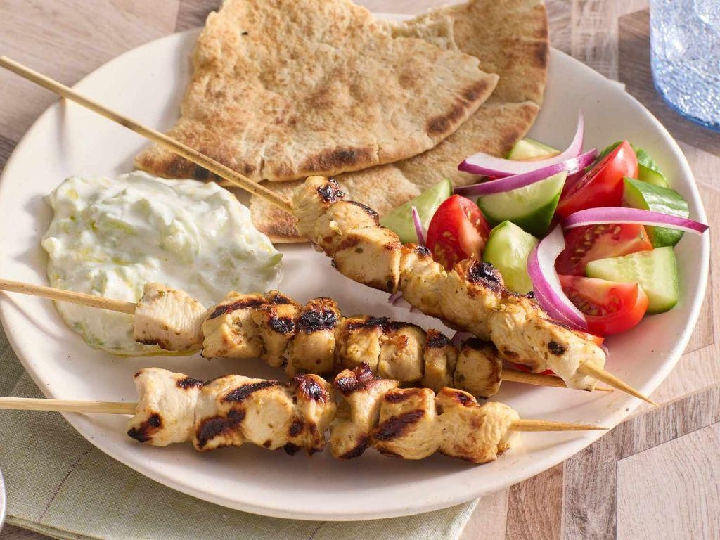 Greek Souvlaki with Tzatziki Sauce
