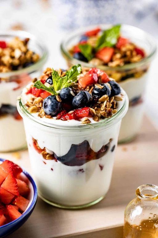 Greek Yogurt and Berry Parfait