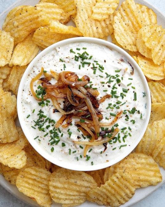 Greek Yogurt and Onion Dip