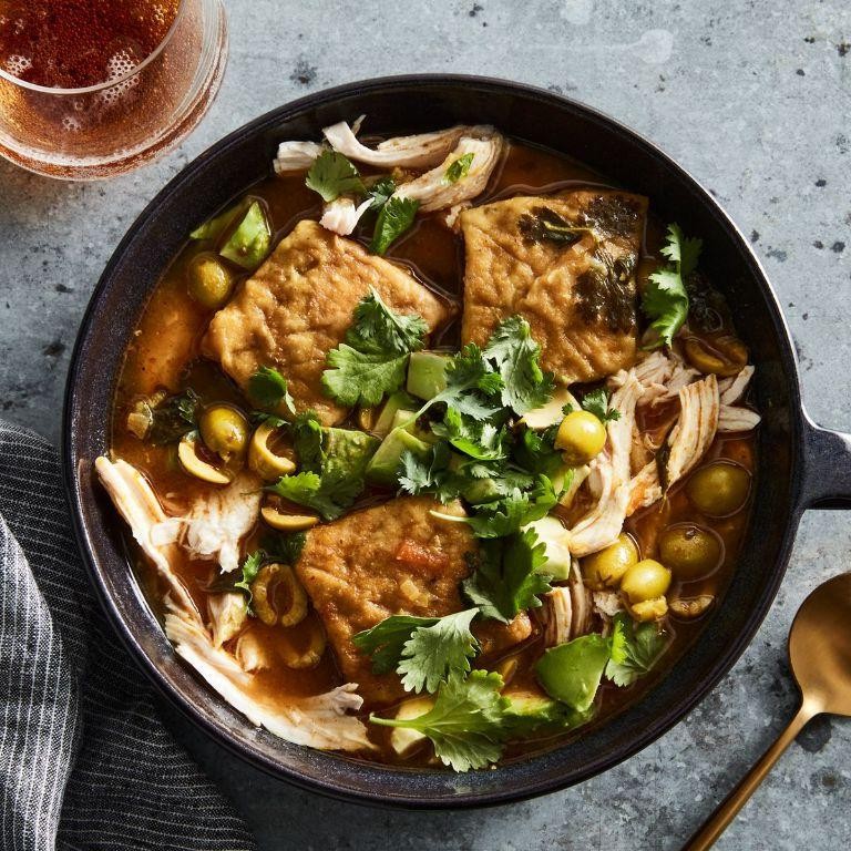 Green Banana and Chicken Stew