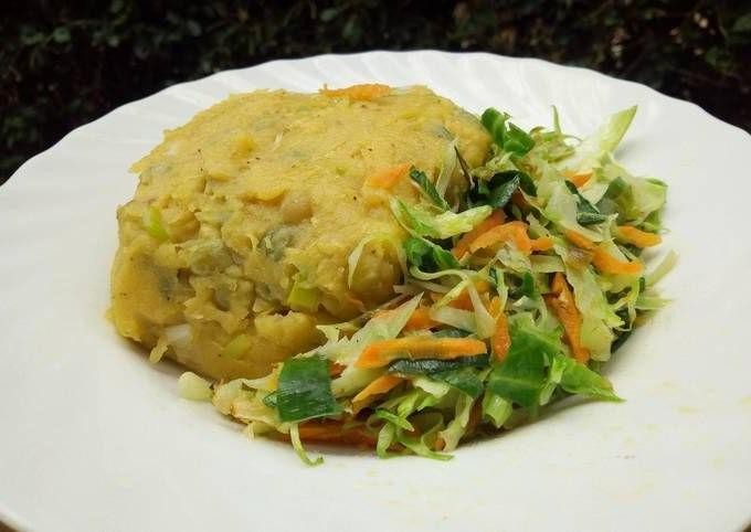 Green Banana and Potato Mash