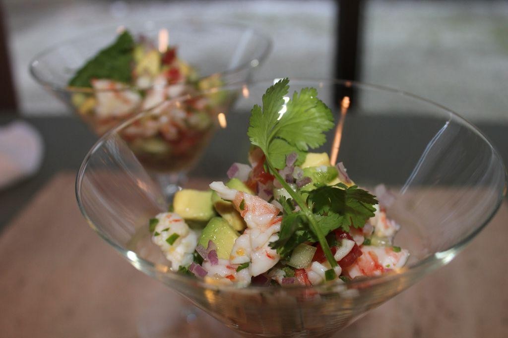 Green Banana and Shrimp Ceviche