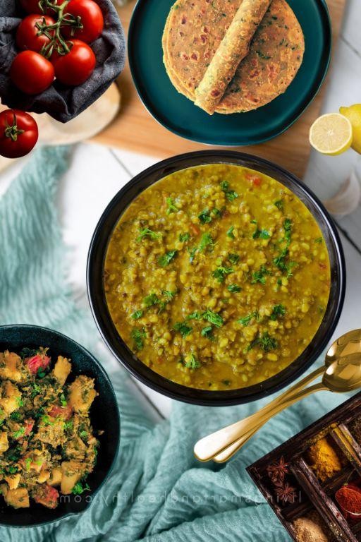 Green Moong Dal Curry
