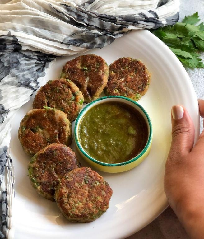 Green Moong Dal Cutlets
