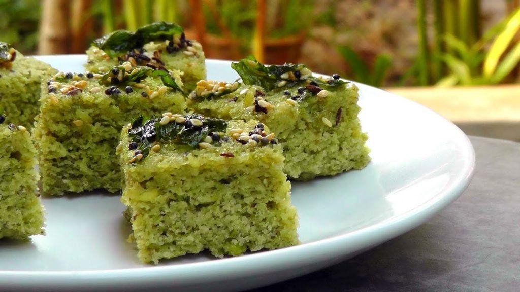 Green Moong Dal Dhokla