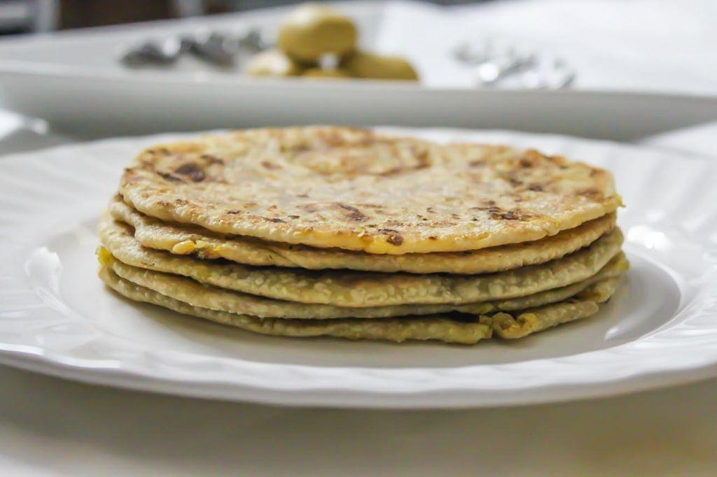 Green Moong Dal Paratha
