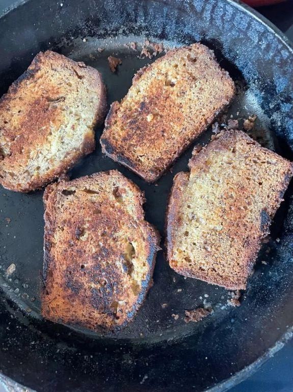 Griddle-Cooked Banana Bread
