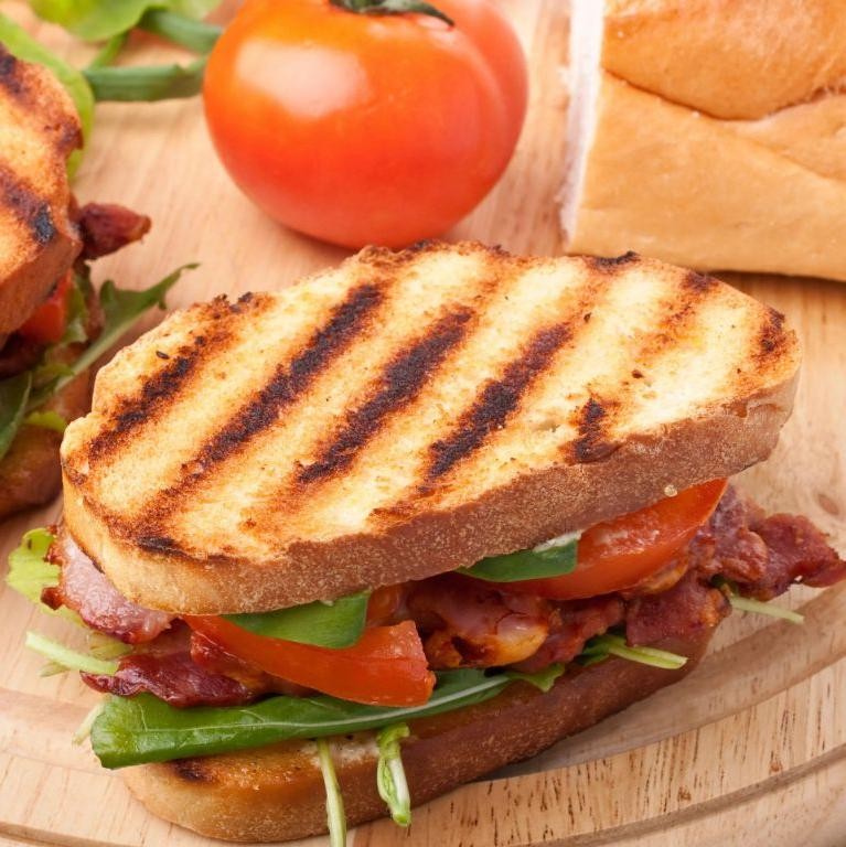 Griddle-Toasted BLT Sandwich