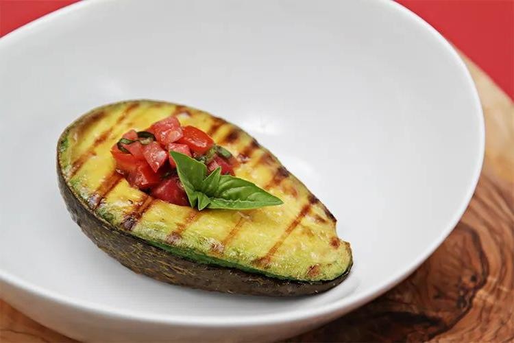 Grilled Avocado Halves with Salsa Fresca