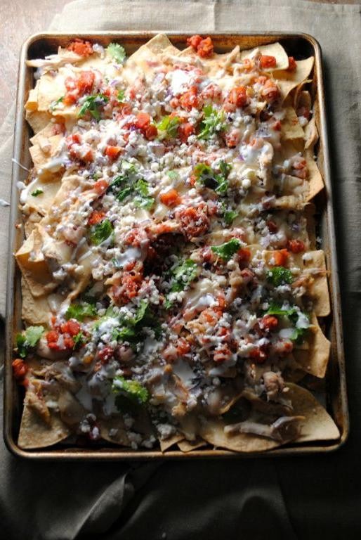 Grilled Chicken Nachos with Queso Fresco