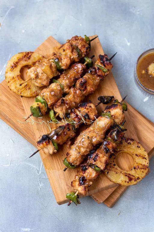 Grilled Habanero Pineapple Skewers