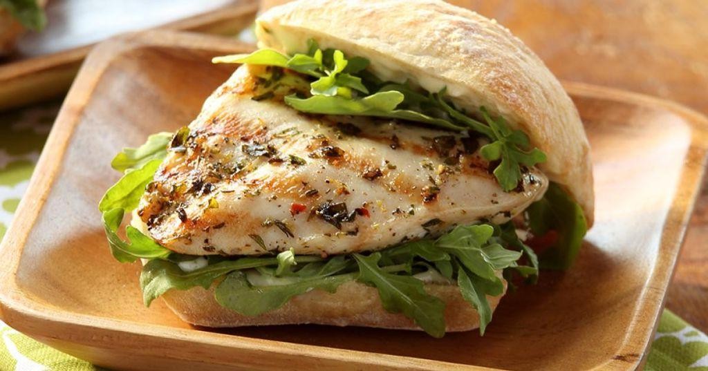 Grilled Lemon Herb Chicken Sandwich