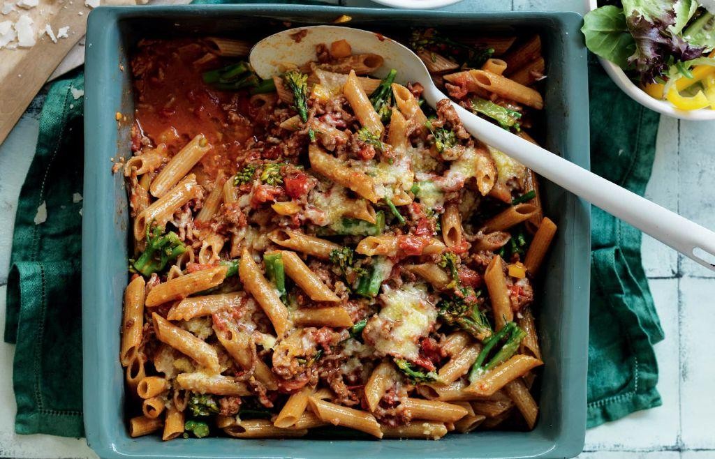 Ground Beef and Broccoli Pasta Bake