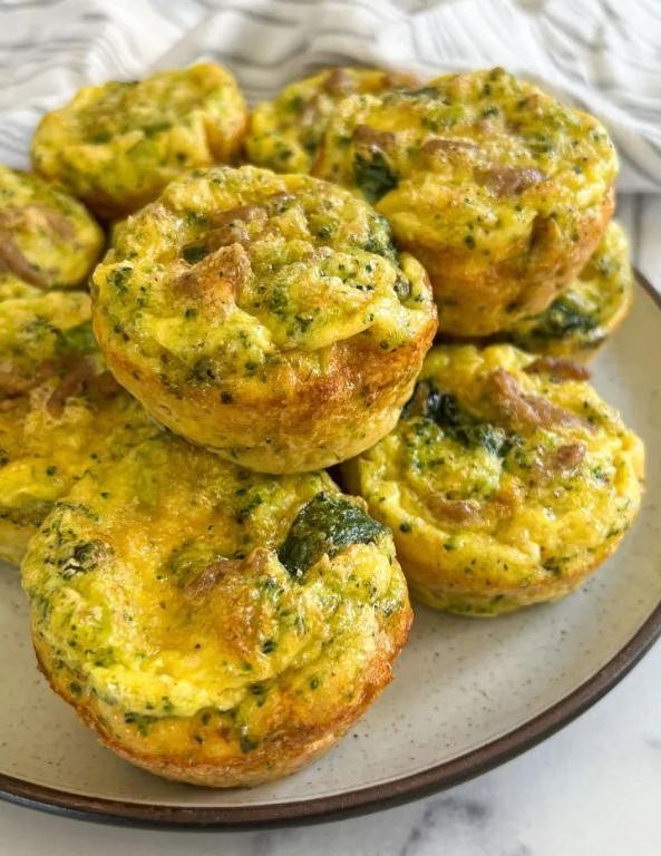 Ground Turkey and Spinach Egg Muffins