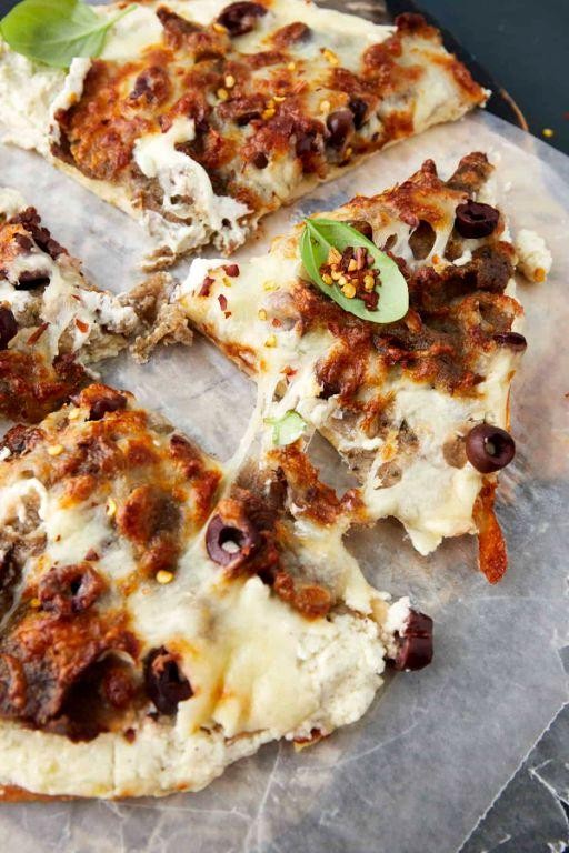 Gyro Pizza with Feta Cheese