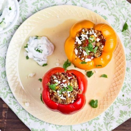 Gyro Stuffed Bell Peppers