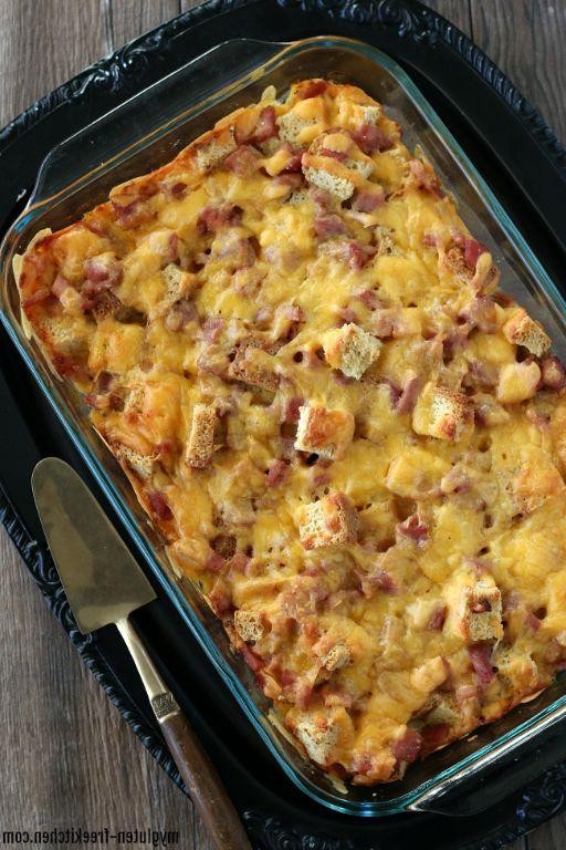 Ham and Cheese Gluten Free Breakfast Casserole