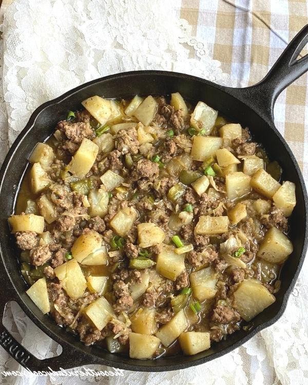 Hamburger and Cabbage Hash