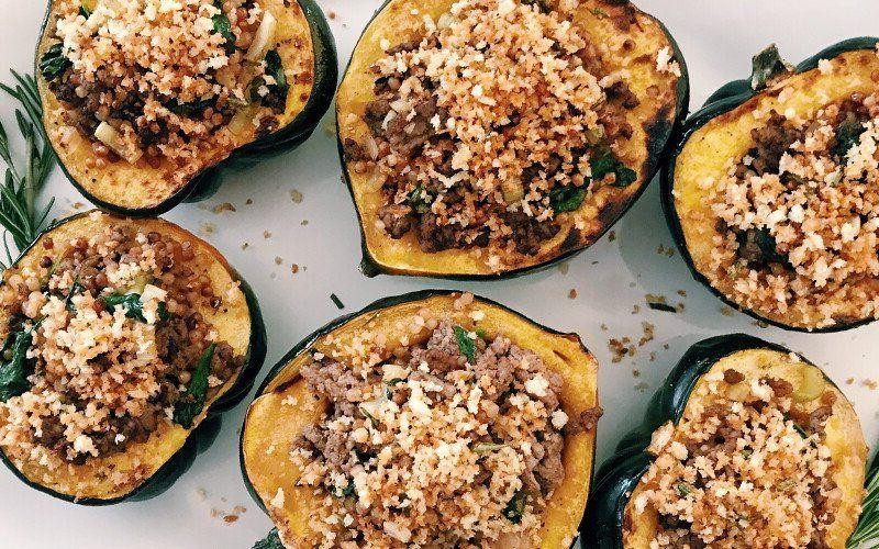 Harvest Stuffed Acorn Squash
