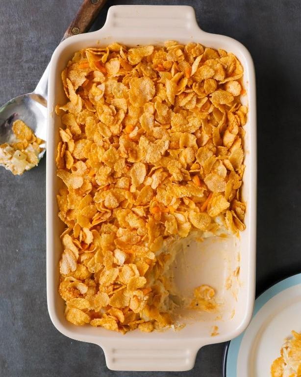Hash Brown Funeral Potatoes with Cream of Chicken Soup
