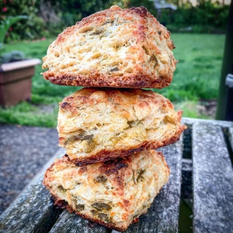 Hatch Chile and Cheddar Biscuits