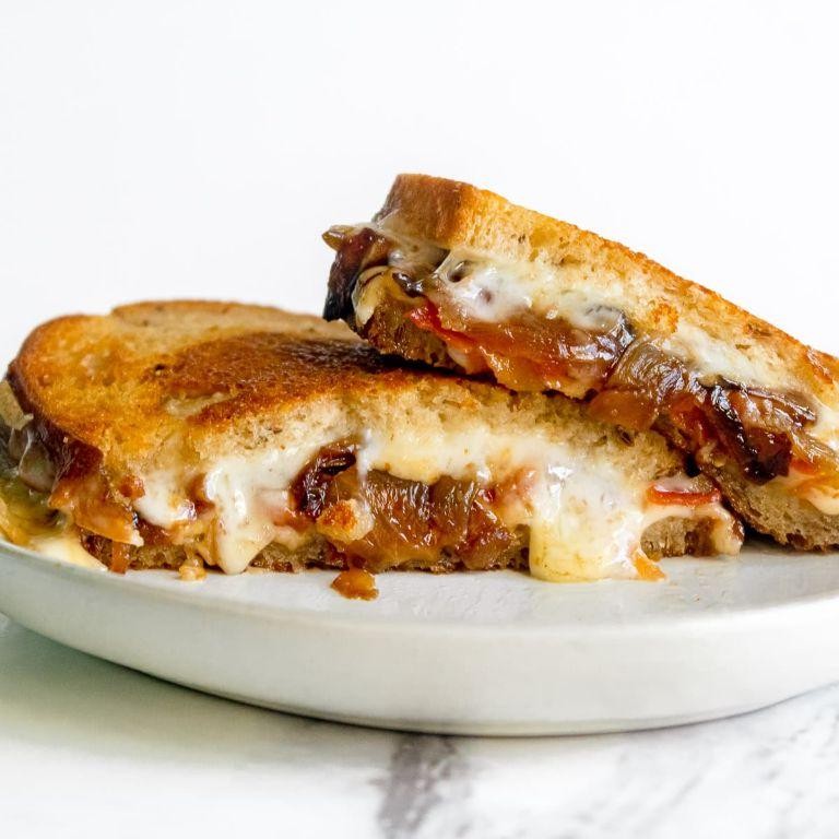Havarti and Bacon Grilled Cheese Sandwich