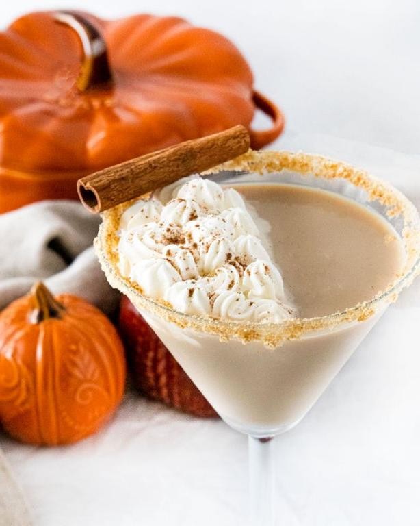 Hazelnut Pumpkin Pie Martini