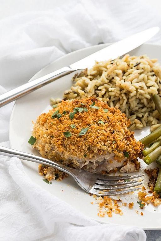 Herb-Crusted Fried Chicken Thighs