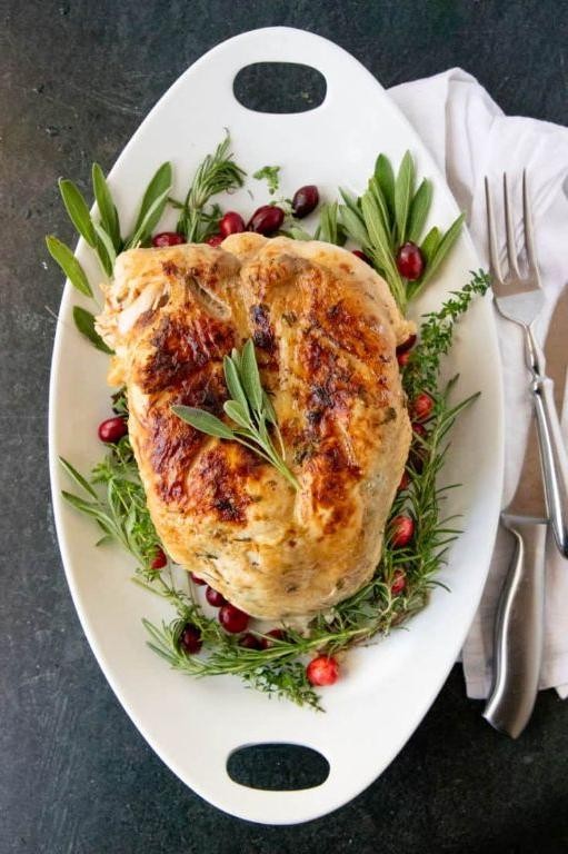 Herb-Roasted Low Sodium Instant Pot Turkey Breast