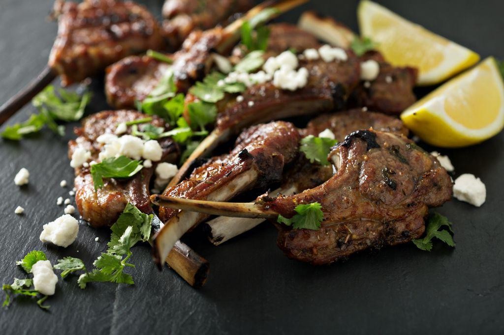 Herbed Lamb Chops with Lemon Zest