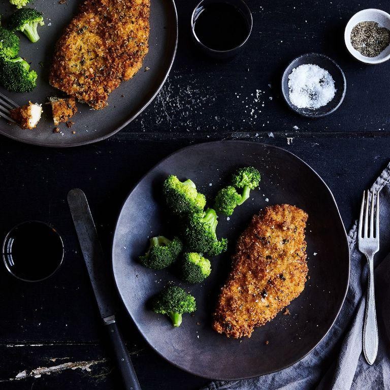 Herbed Panko Breaded Chicken Cutlets