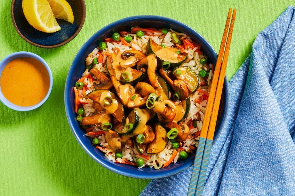 Hibachi Mushroom and Onion Stir-Fry