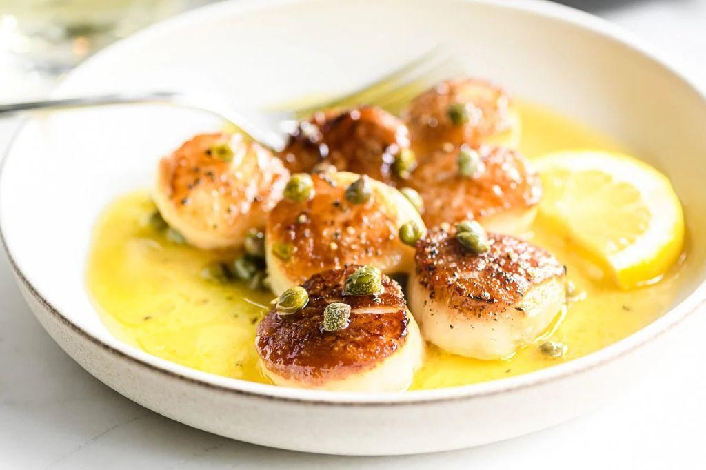 Hibachi Scallops with Lemon Butter