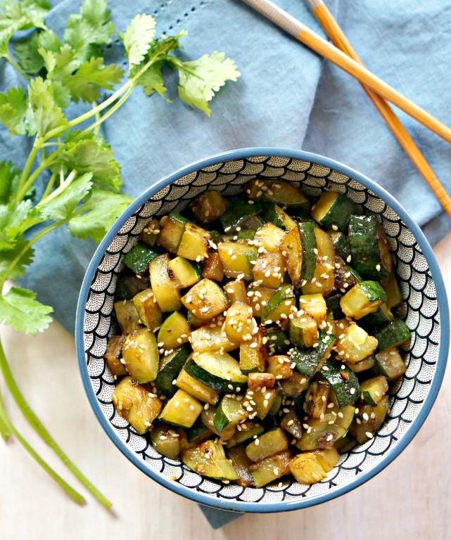 Hibachi Zucchini and Squash Medley