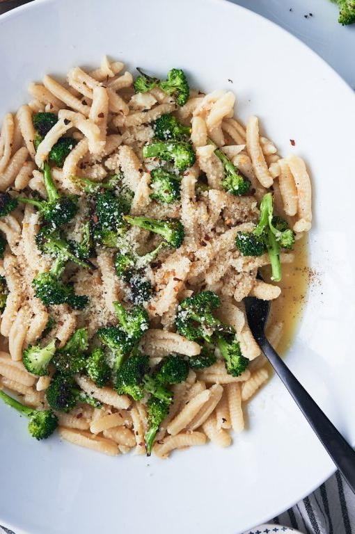 Homemade Cavatelli with Garlic Butter Sauce