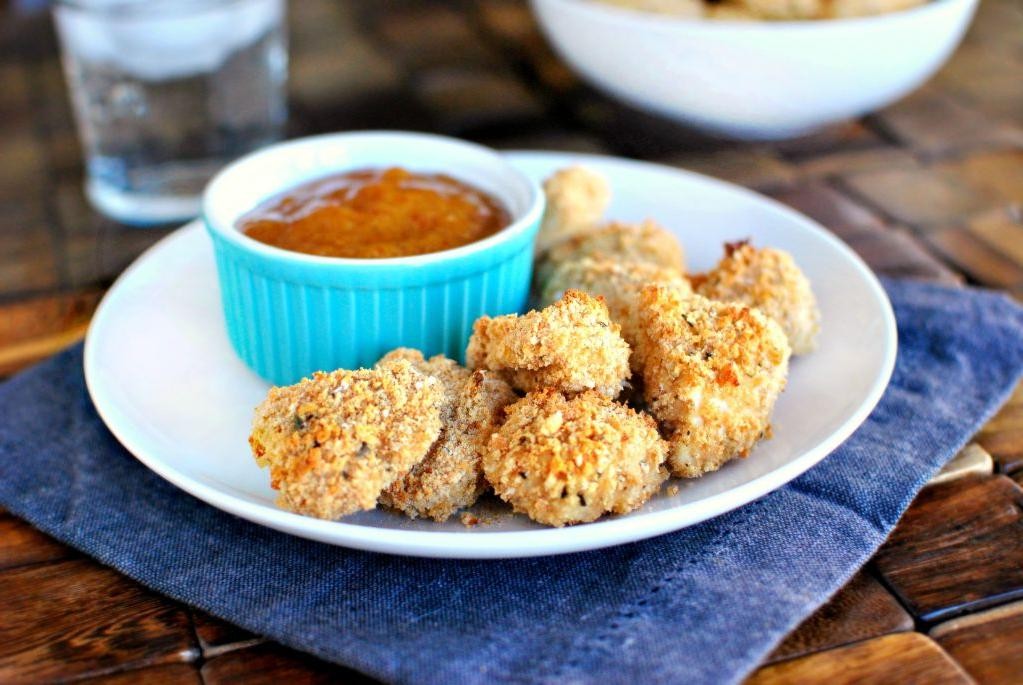 Homemade Chicken Nuggets with Whole Wheat Breadcrumbs
