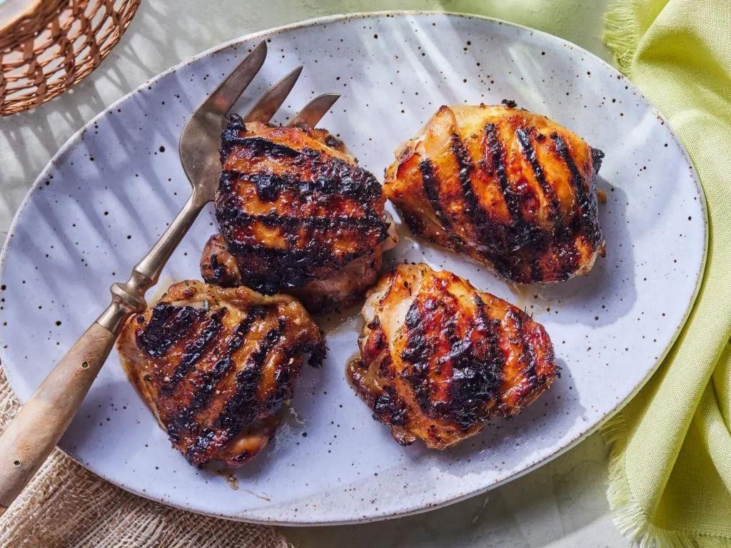 Honey Garlic BBQ Chicken Thighs