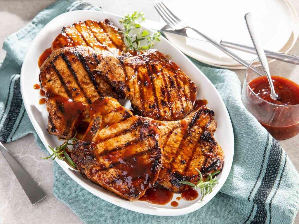 Honey Garlic BBQ Pork Chops